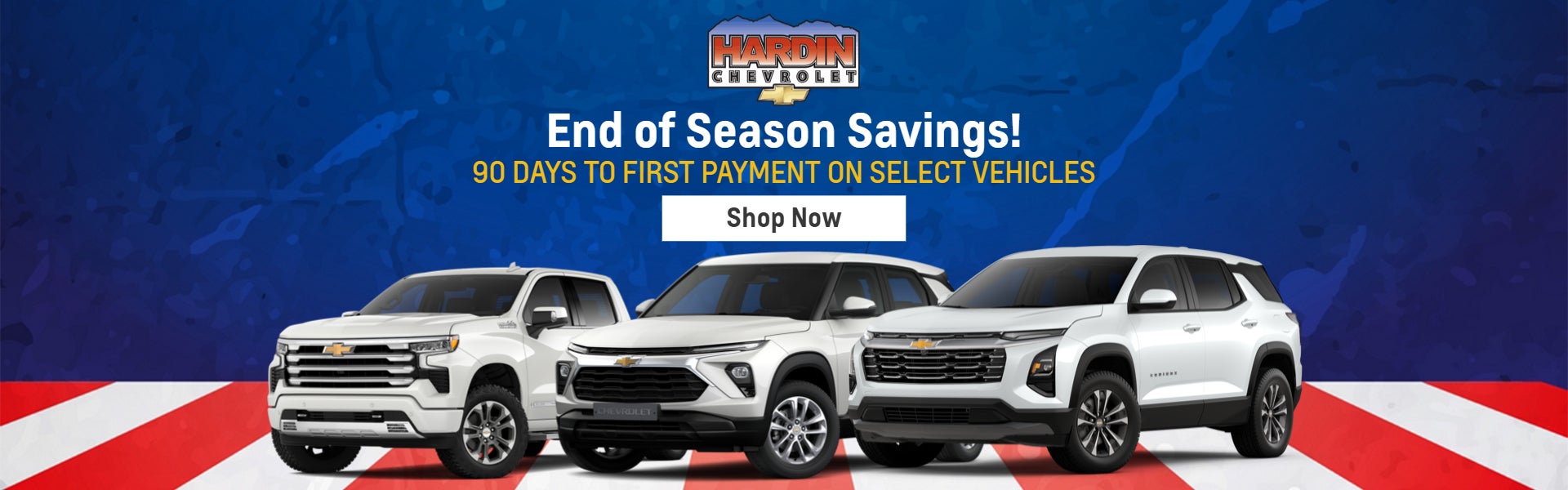End of Season Savings!